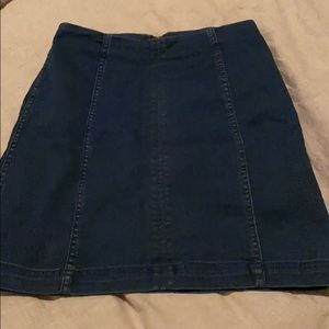 Free people Jean skirt